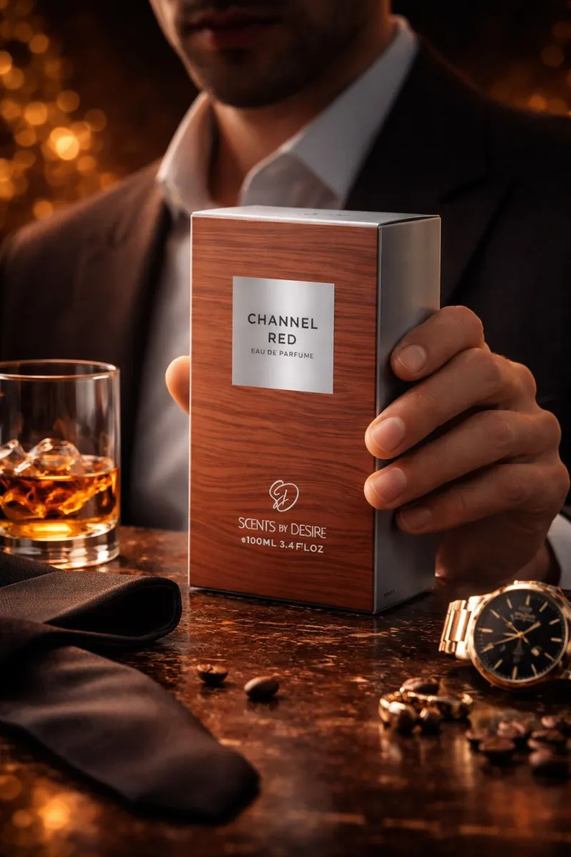 Charcoal Red — Luxury Oud Perfume